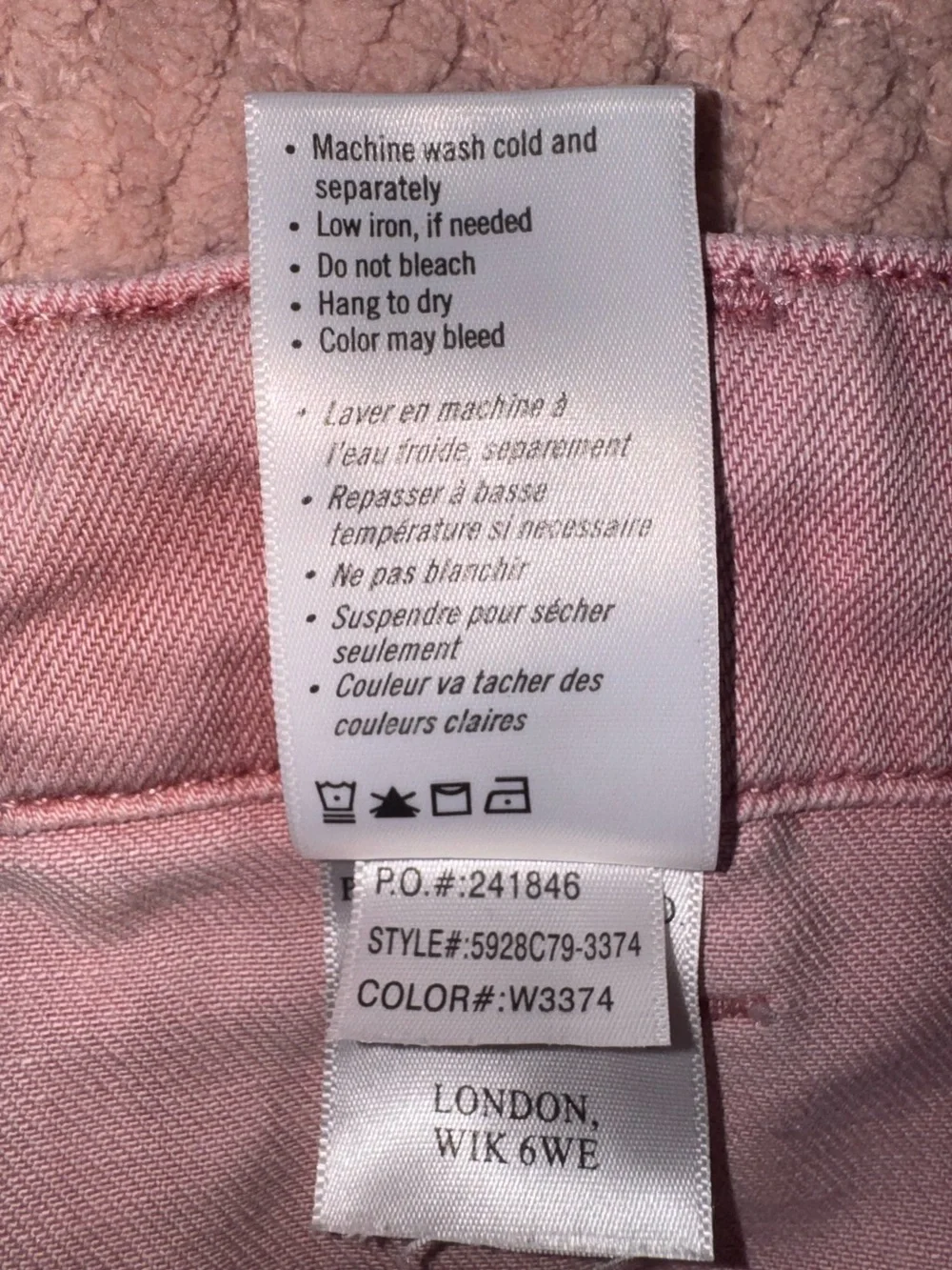 PAIGE London Utility Shorts Pink Frayed Hem High Rise Size 27